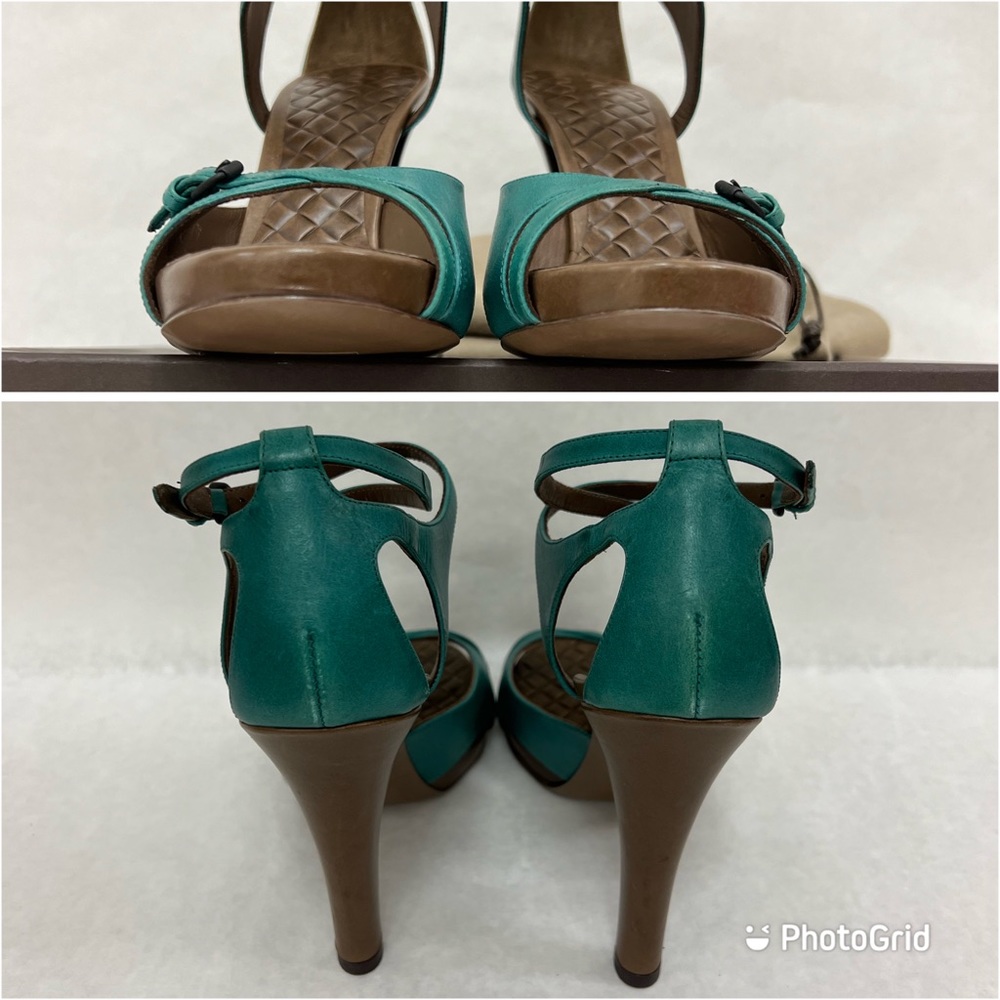 BOTTEGA VENETA Intrecciato Leather Sandal Shoes  EU 38.5 / US 8.5  New in Box - Picture 8 of 12